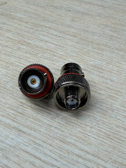 SMA female to BNC Female adapter (Baofeng, AnyTone, etc.)