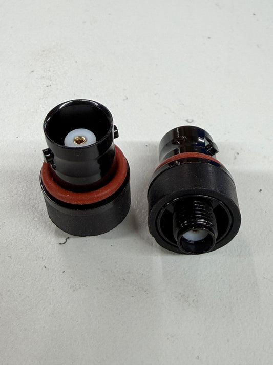 SMA Female to BNC female adapter narrow/thin wall.