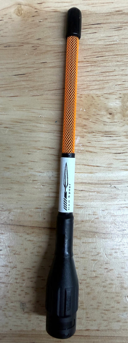 Minimus antenna Orange on wood.